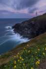 United Kingdom, England, Cornwall. Padstow, Trevose Head Lighthouse Art Print